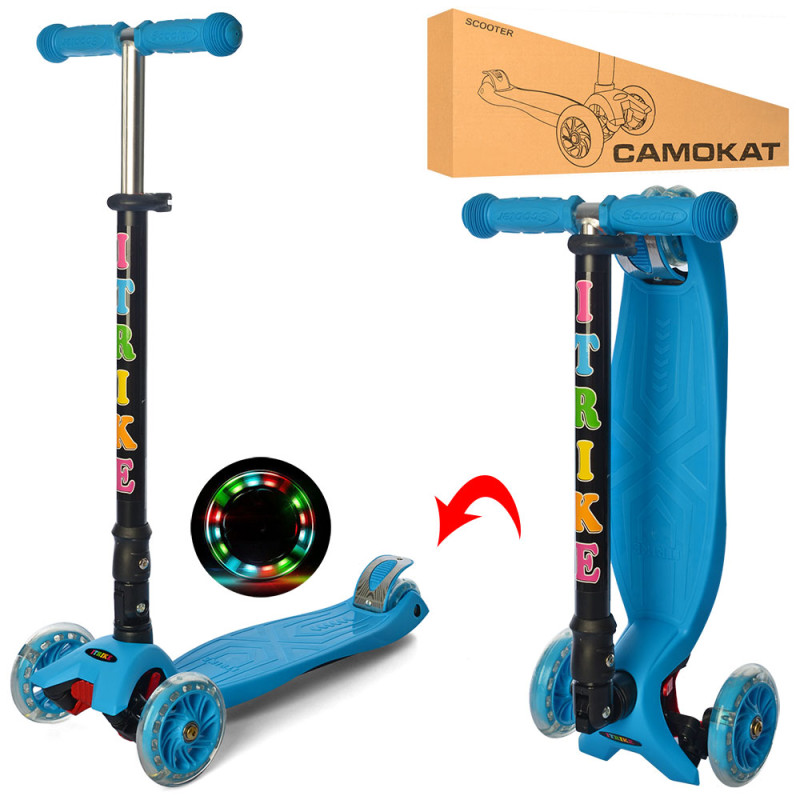 Самокат iTrike Maxi JR 3-003-1-BL (blue) Самокат iTrike Maxi JR 3-003-1-BL (blue)